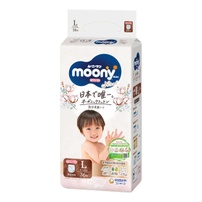 Bỉm - Tã quần Moony Natural nội địa size L 36 miếng (9 - 14kg)