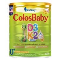 Sữa bột Colosbaby Gold D3K2 0+ 800g dành cho bé từ 0 - 12 tháng tuổi